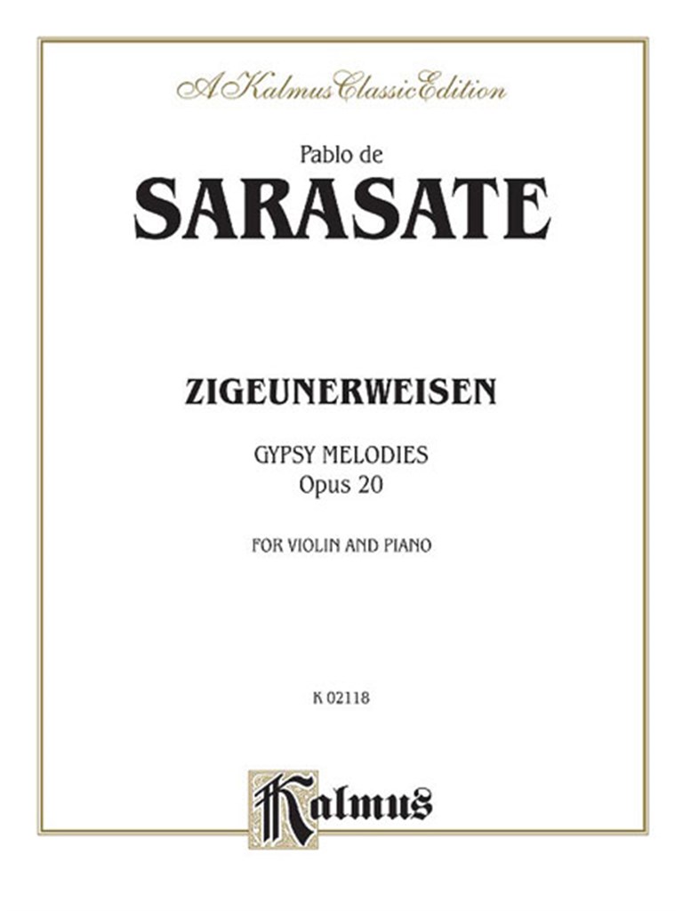 Zigeunerweisen (Gypsy Melodies), Op. 20